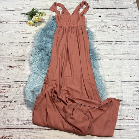NWT Show Me Your Mumu June Maxi Dress in Rustic Mauve Crisp - Picture 2 of 9